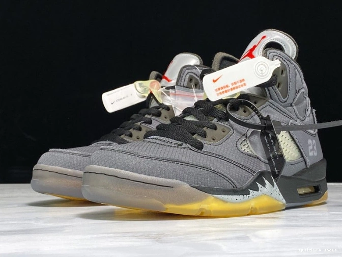Cheap x Black Off-White CT8480-001 Jordan 5 Air 0725